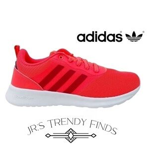 adidas Lite Racer 2.0 FW2540 Pink Lace Up Low Top Running Shoes Size 7.5